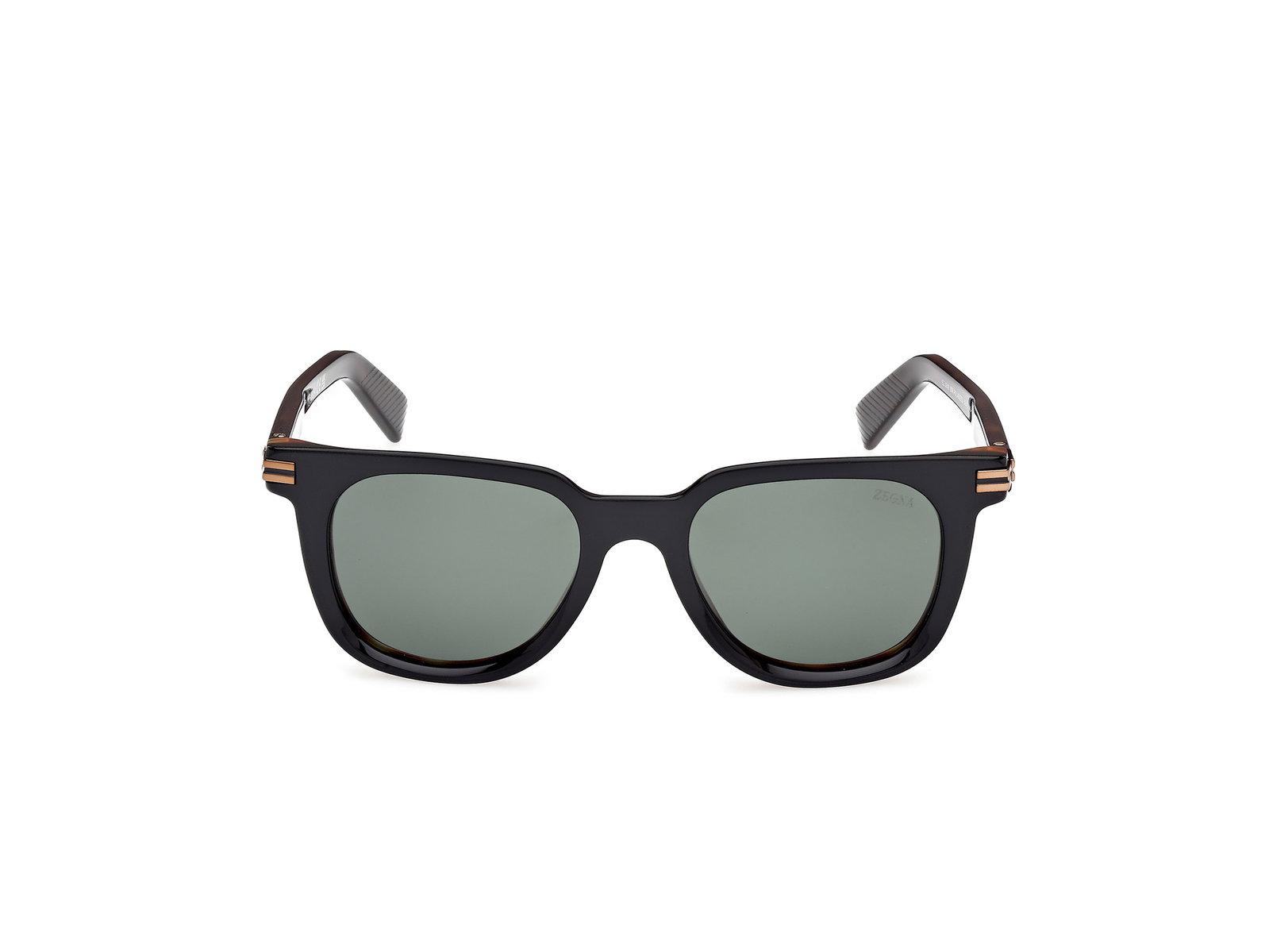 Das Bild zeigt die Zegna Sonnenbrille 0248 in schwarz leicht schräg von vorne., Zubehor, Sonnenbrille, Brillen
